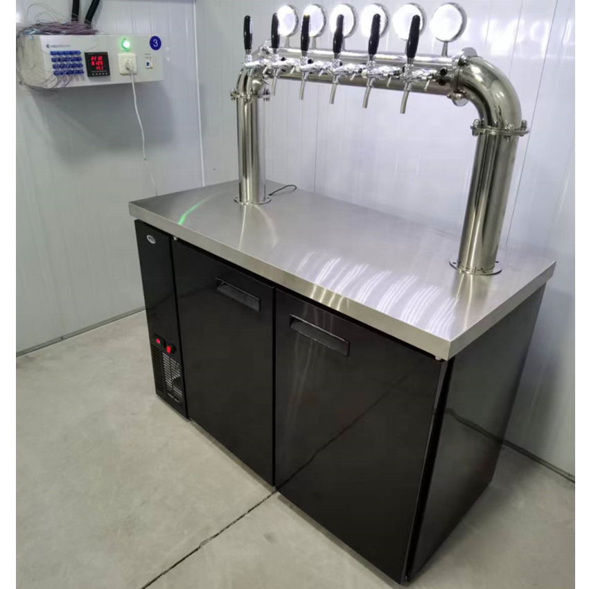 クラフトビール樽ディスペンスシステム用タップタワーチラー付き