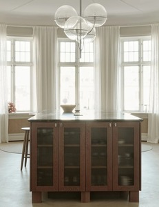 <span class=keywords><strong>Cocina</strong></span> Vermonhouzz Morden en <span class=keywords><strong>Verde</strong></span> <span class=keywords><strong>Oscuro</strong></span> con Acabado Shaker y Vetas de Madera Visibles, Isla y Encimera de Roble de Lujo - Product Image 3