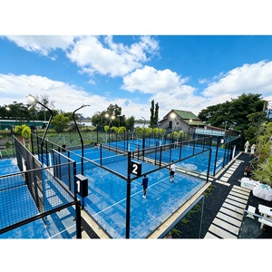 Toit de tente en PVC pour terrain de padel, personnalisé, facile à assembler, fabricant, terrain de padel standard, terrain de padel panoramique, terrains de padel professionnels - Product Image 1