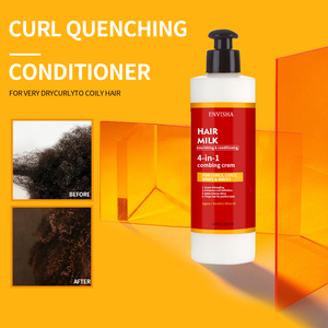 Huile à base de plantes 4 en 1 peignage des <span class=keywords><strong>cheveux</strong></span> <span class=keywords><strong>bouclés</strong></span>, après-shampoing sans rinçage, détend les <span class=keywords><strong>cheveux</strong></span>, <span class=keywords><strong>lait</strong></span> adoucissant, crème pour <span class=keywords><strong>cheveux</strong></span> africains - Product Image 2