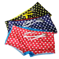 Shorts de bain pour hommes Honara, fabriqués en usine OEM, sexy, taille basse, élastiques, séchage rapide, extensibles dans quatre sens, polyester/nylon