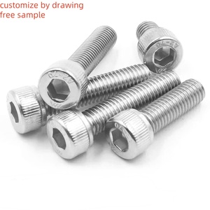 Ổ cắm đầu vít một lỗ niêm phong 904L thép không gỉ Hex cap M2 x 4 vít 8.8 M7 lớp lục giác 316L M5 12mm bu lông Titan - Product Image 4