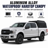 Capot rigide antivol en aluminium pour pick-up Ford F-150 2024 2025 2026 avec benne de 5,5 pieds – Accessoires tout-terrain pour camion