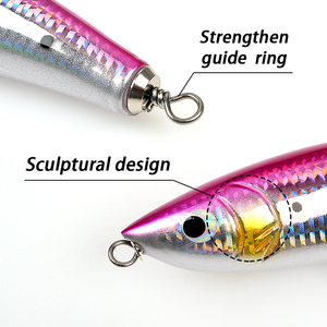 <span class=keywords><strong>Leurre</strong></span> <span class=keywords><strong>de</strong></span> pêche flottant en bois Weihai 19cm 70g 23cm 100g, non peint, pour eau salée, type <span class=keywords><strong>stickbait</strong></span>, pour la pêche à la traîne - Product Image 4