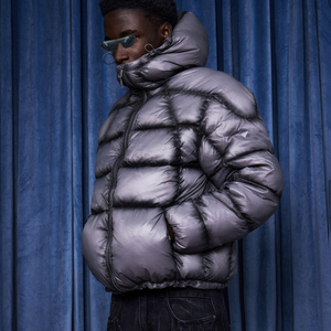 Custom Best Quality Padded Coats <strong>Winter</strong> Zip up Down <strong>Jacket</strong> for <strong>Men</strong> Outdoor Windbreaker With logo Puffer <strong>Jacket</strong> Manufacturer - Product Image 1