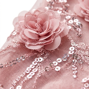 <span class=keywords><strong>Robe</strong></span> de Soirée Florale 3D Rose Poudré de Fabricant Vérifié, <span class=keywords><strong>Robe</strong></span> de Bal de Luxe Brodée de Paillettes pour Femme 2026 - Product Image 2