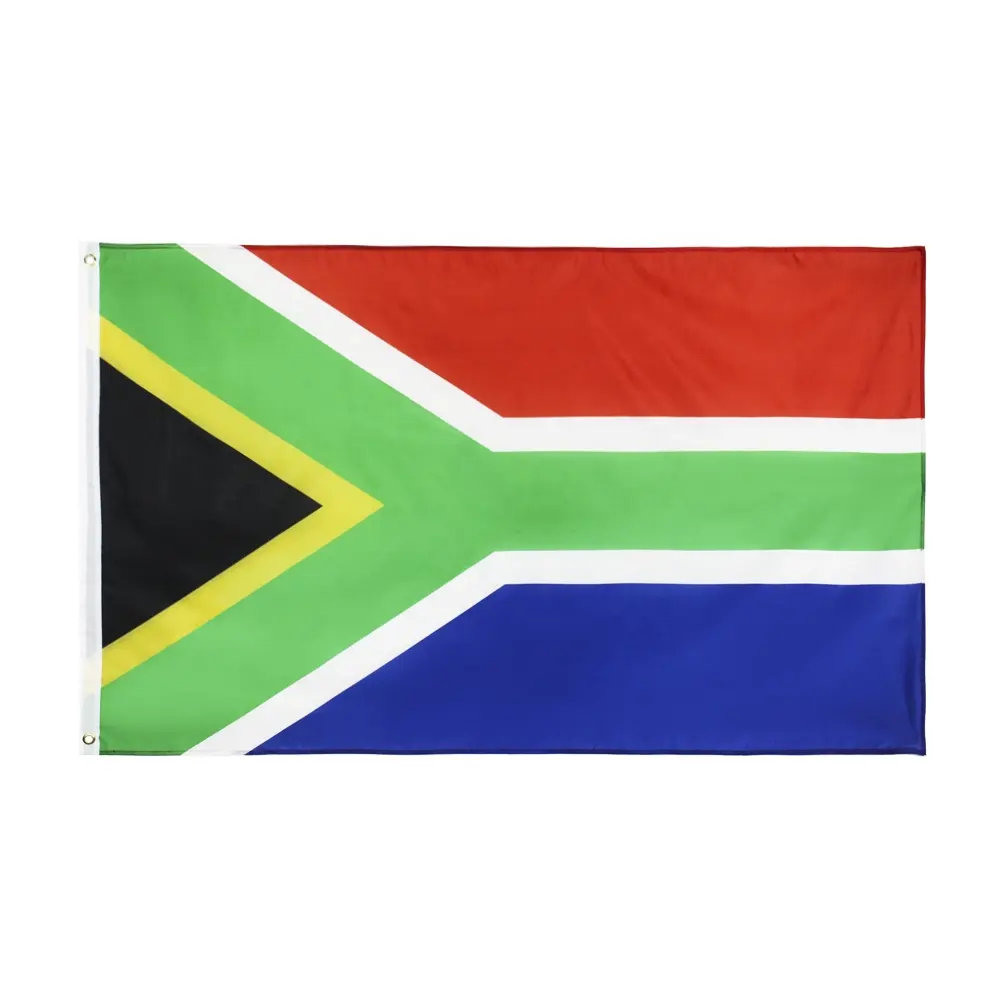 Alle verschiedenen Länder World National Polyester Südafrika Flagge