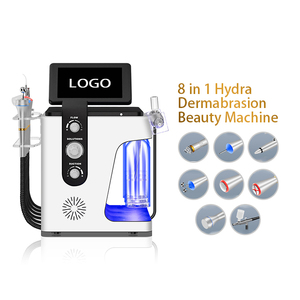Appareil de soin du visage Hydra Oxygen 8-en-1, machine d'hydrodermabrasion, équipement de beauté portable en alliage avec prise US - directement de l'usine - Product Image 4