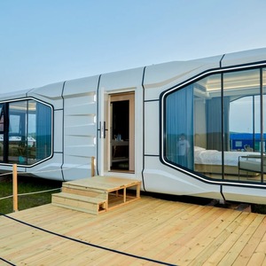 Cápsula Espacial Ecológica de Ahorro Energético, Tamaño y Color Personalizables para <span class=keywords><strong>Apartamentos</strong></span>, Hoteles, Villas y Parques, Estructura de Acero Moderna e Inteligente - Product Image 6