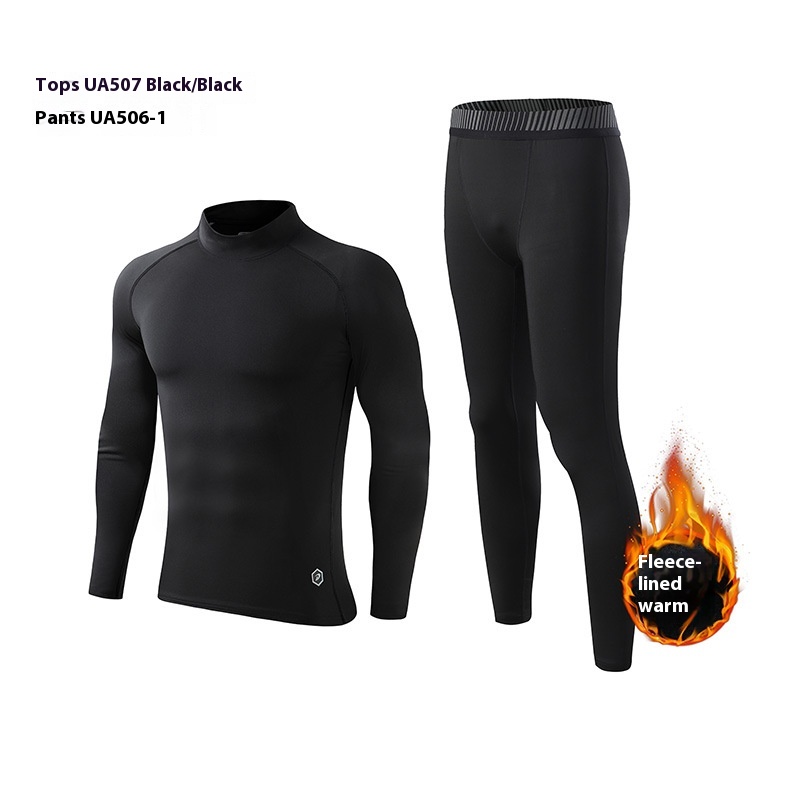 UA507 haut noir/noir + pantalon noir UA506-1