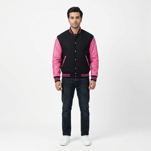 Best Selling Light <b>Weight</b> Varsity Jacket Top Trending Anti-wrinkle Custom Made Men's College Baseball Jacket FINER THREADS - Product Image 1