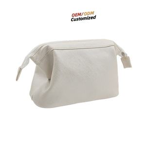 Vente en gros personnalisation grande capacité sacs à cosmétiques de maquillage sac à cosmétiques en cuir organisateur de sac à cosmétiques - Product Image 4