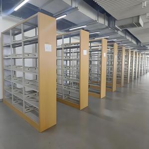 Estantería de metal ajustable Scaffale Libreria Rak Buku Libreros para biblioteca Escuela Oficina Dormitorio Sala de estar y Hospital - Product Image 5