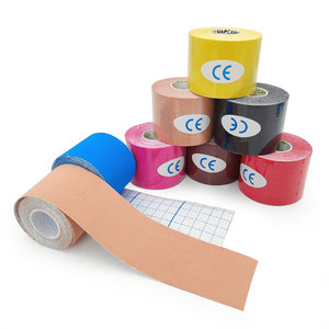 Cinta de Kinesiología Impermeable de Color Personalizado, Cinta Muscular Transpirable de Algodón, Cinta Deportiva de Seguridad y <span class=keywords><strong>Terapia</strong></span>, Cinta Kinesio Atlética - Product Image 1