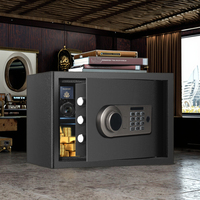 AL002-25 Home Hotel Safe für Schmuck Geld Neues elektronisches digitales Schloss aus massivem Stahl mit WIFI-Fingerabdruck-Brandschutz funktion