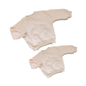 Mommy and Me Sweatsuit 2pcs Custom Puff Print Crewneck <strong>Jumper</strong> Oversized Fleece Sweatpants Tracksuits Jogger Suit <strong>Family</strong> Outfits - Product Image 3