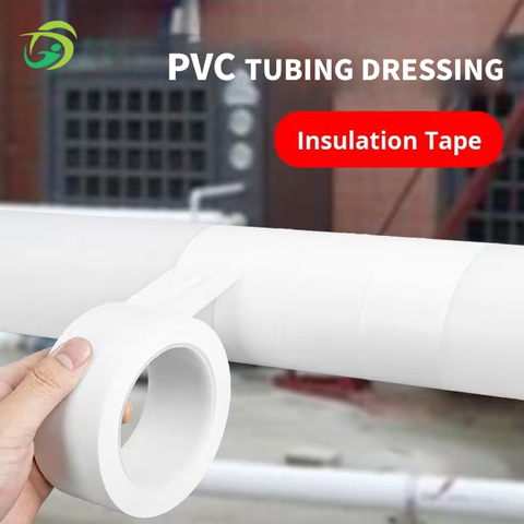 Portable AC Air Conditioner Insulation Tape Waterproof Self-Adhesive PVC Single Sided Tape Protective Wrap Acrylic Masking