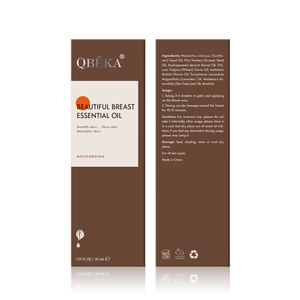 Huile essentielle QBEKA pour l'amélioration mammaire : stimule les tissus mammaires, les muscles pectoraux et les poumons, améliore la courbe thoracique et la forme des seins. - Product Image 3