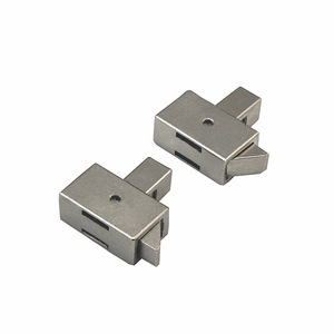Loquets de porte et ferme-portes en alliage de zinc nickelé, design minimaliste durable DK637 - Product Image 1