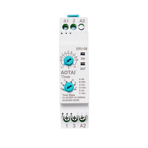 <span class=keywords><strong>Relay</strong></span> Timer Multifungsi ERV-08, Saklar Pengatur Waktu, Pengontrol Waktu dengan <span class=keywords><strong>Relay</strong></span> Tunda Kontak, <span class=keywords><strong>Relay</strong></span> 24V AC 200V - Product Image 1