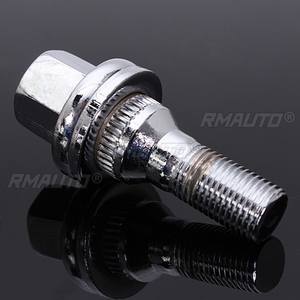 4 tuercas de rueda M12x1.25 de 17 mm, tornillos de aleación con asiento plano para PEUGEOT 206 207 307 308 406 407 607 - Product Image 3