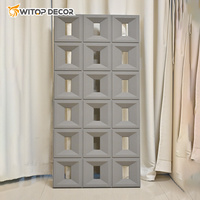 Panneau mural en pierre PU moderne pour extérieur, design 3D, application villa, grande dalle de pierre