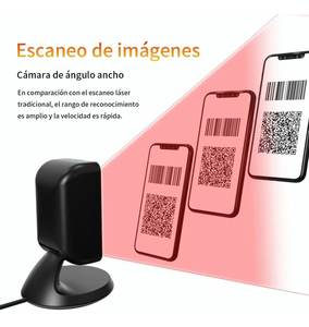 <span class=keywords><strong>Lector</strong></span> De código De Barras Omnidireccional 1d/2d <span class=keywords><strong>qr</strong></span>/Usb - Product Image 2