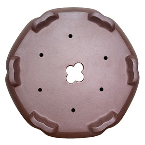 Maceta Tradicional Qiaoyi para Bonsái, Maceta Irregular de <span class=keywords><strong>Arcilla</strong></span> Púrpura Yi Xing, Macetas Rústicas para Árboles, Drenaje Superior, Ecológicas - Product Image 6