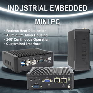 <span class=keywords><strong>Intel</strong></span> <span class=keywords><strong>Quad</strong></span>-<span class=keywords><strong>core</strong></span> i3 i5 i7 <span class=keywords><strong>J1900</strong></span> Mini PC Hộp Máy Tính không quạt HDD SSD VGA RJ45 tương thích cửa sổ XP 2 nhúng công nghiệp New DDR3 - Product Image 6