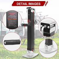 Ambull Factory En gros, Support de remorque pivotant robuste à souder sur tuyau pour camping-car et bateau, 5000 LBS