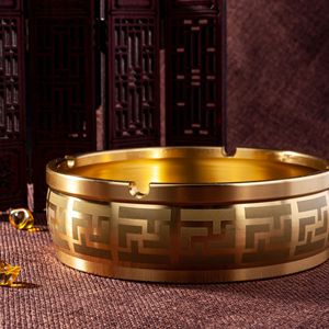 80*80*20mm Huiwen <strong>Ashtray</strong> Pattern <strong>Brass</strong> <strong>Ashtray</strong> Home Hotel Copper Cigarette <strong>Ashtray</strong> - Product Image 5