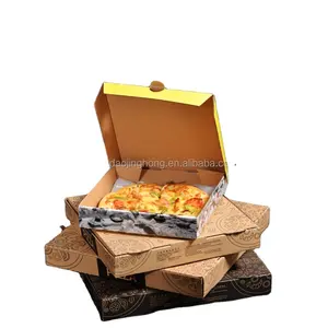 Bán buôn biểu tượng tùy chỉnh bánh pizza hộp 30x30 / 40x40 bánh pizza hộp/bánh pizza lưu trữ hộp