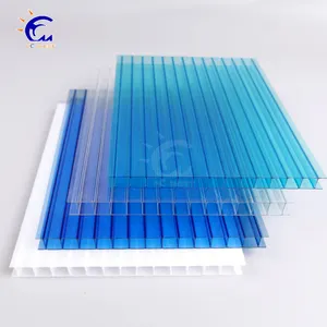 Greenhouse Panels Polycarbonate Sheet Sunroom Skylight Double Wall Clear Twinwall Polycarbonate Sheet Greenhouse Panel