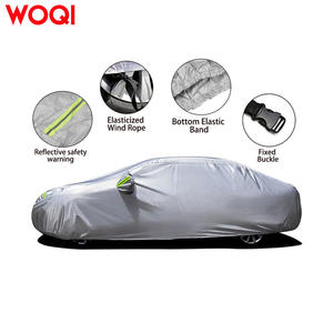 Funda para Auto Woqi Plateada, Impermeable, Antipolvo, Adaptación General Smlxl, Material Peva - Product Image 3