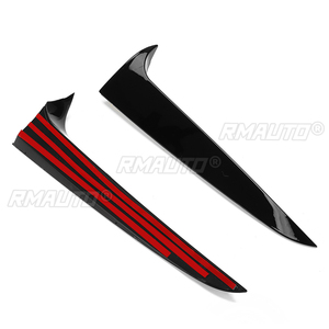 Paire d'extensions latérales de vitre arrière (Canards) noir brillant pour BMW X3 F25 2011-2017, aileron arrière, bord latéral, rabat arrière - Product Image 6