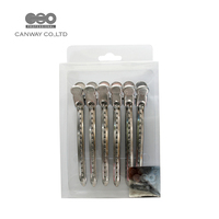 Accessoires de coiffure, pinces en cuivre pour Salon de coiffure, épingles en alliage d'acier, outils de coiffure, Clips de barbier, 1 pièce
