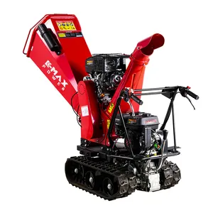 K-MAXPOWER 15HP xăng động cơ Powered 120 mét tùy chỉnh màu sắc công nghiệp vườn thương mại gỗ chipper mulcher