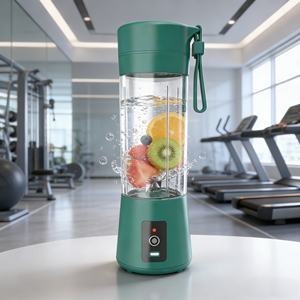 Licuadora Portátil 5 en 1, Picadora, 400 ml, Resistente, Libre de BPA, Alimentación USB/Batería, 1 Velocidad, Procesador de Alimentos para Bebés, Hotel - Product Image 5