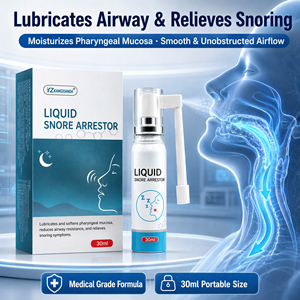 Spray Liquide Anti-Ronflement 30ml Lubrifiant et Hydratant pour la Gorge Aide au Sommeil Soin Nocturne Contre le Ronflement - Product Image 4