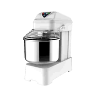 Pétrin automatique commercial 30 kg à double spirale, mélangeur électrique numérique pour boulangerie, restaurant, farine, pain, gâteau, maïs