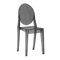 Vente en gros de chaises de salle à manger Ghost modernes en cristal acrylique transparent de luxe pour la maison, le bureau, la salle de sport, les mariages en plein air et les banquets d'hôtels