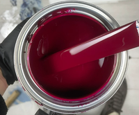 Peinture automobile 2K couleur acrylique violet rouge bordeaux, rouge bonbon, rouge vin, bordeaux métallisé