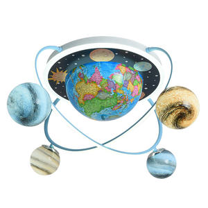 Chambre d'enfants plafonnier univers errant terre Satellite dessin animé lustre lumière pour enfants chambre salon - Product Image 6