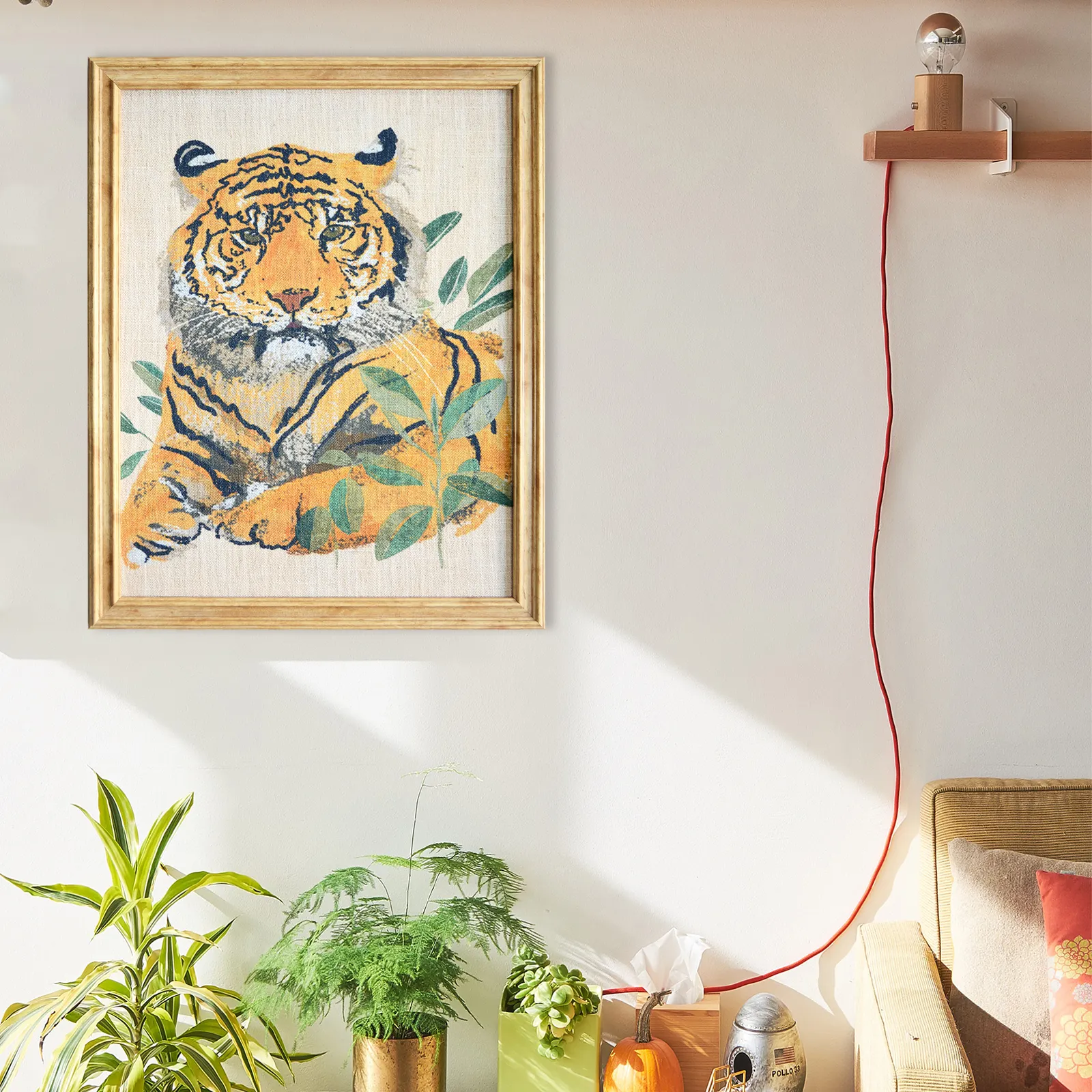 Lienzo pared arte Animal Tigre pintura lienzo pared arte decoración del hogar para sala de estar, Oficina