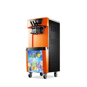 Ihracat sıcak satış dondurma ekran dondurucular fiyat/ticari yumuşak hizmet dondurma makinesi/dondurma shake makinesi