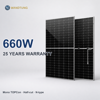 Panneaux solaires bifaciaux Topcon à double vitrage 535-555W, meilleur prix, vente flash, pour système d'énergie solaire
