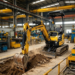 En stock, gran oferta: Mini excavadora Yanmar usada de Japón, excavadora de 3 toneladas de segunda mano, mini excavadora diésel para granja. - Product Image 1