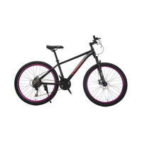 Chine Usine Pas Cher 24 26 Pouces En Acier À Haute Teneur En Carbone Stock Vélo Frein À Disque Roue À Rayons Vélo De Montagne Personnalisé