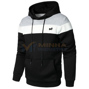 Dernier design, sweats à capuche de haute qualité, taille personnalisée pour hommes, basiques, coton mélangé, fabriqué au Pakistan, sweats à capuche respirants pour hommes - Product Image 2