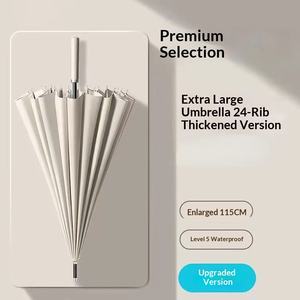 Parapluie à tige droite personnalisé OEM avec impression de logo, parapluie de pluie à long manche pour production directe en usine, personnalisation en gros - Product Image 5